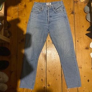 Agolde Jamie High Rise Jeans - light wash